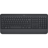 Logitech Signature K650, Volle Größe (100%), Kabellos, Bluetooth, Membran Key Switch, AZERTY, Graphit