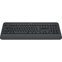 Logitech Signature K650, Volle Größe (100%), Kabellos, Bluetooth, Membran Key Switch, AZERTY, Graphit