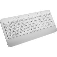 Logitech Signature K650, Volle Größe (100%), Kabellos, Bluetooth, Membran Key Switch, QWERTZ, Weiß