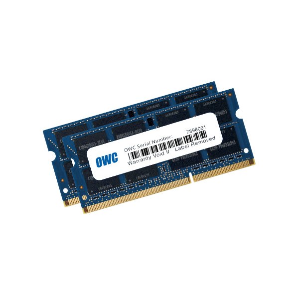 OWC 1867DDR3S16P, 16 GB, 2 x 8 GB, DDR3, 1867 MHz, 204-pin SO-DIMM