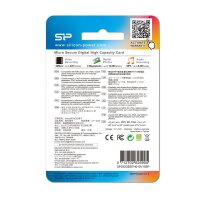 Silicon Power SP032GBSTH010V10SP, 32 GB, MicroSDHC, Klasse 10, UHS-I, 40 MB/s, Class 1 (U1)