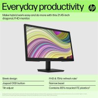 HP P22v G5 FHD Monitor, 54,5 cm (21.4"), 1920 x 1080 Pixel, Full HD, LCD, 5 ms, Schwarz