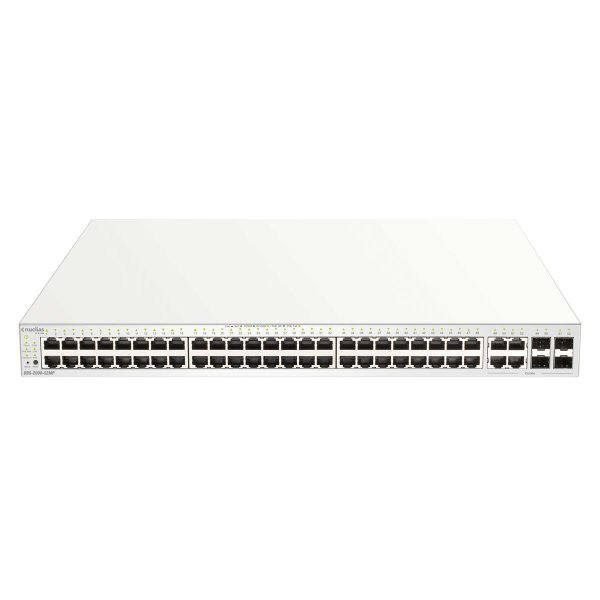 D-Link DBS-2000-52MP, Managed, L2, Gigabit Ethernet (10/100/1000), Power over Ethernet (PoE), Rack-Einbau