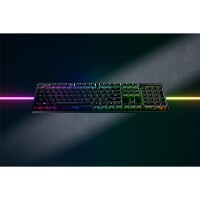 Razer DeathStalker V2 Pro, Verkabelt & Kabellos, USB + RF Wireless + Bluetooth, Optischer Schlüsselschalter, QWERTY, RGB-LED, Schwarz