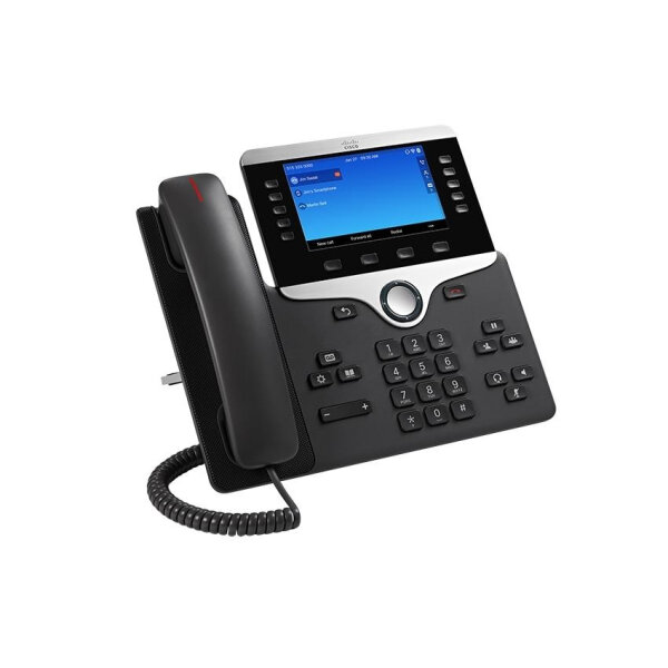 Cisco 8841, IP-Telefon, Schwarz, Silber, Kabelgebundenes Mobilteil, Tisch/Wand, Digital, 12,7 cm (5")