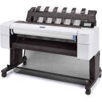 HP Designjet T1600 36 Zoll PostScript Drucker, Thermal Inkjet, 2400 x 1200 DPI, HP-GL/2, HP-RTL, PDF 1.7, PostScript 3, TIFF, Cyan, Grau, Magenta, Mattschwarz, Foto schwarz, Gelb, 1 universal printhead, 914 x 1219 mm