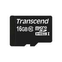 Transcend TS16GUSDC10, 16 GB, MicroSDHC, Klasse 10, NAND,...