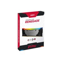 Kingston FURY 32GB 3600MT/s DDR4 CL16 DIMM (2er-Kit) 1Gx8 Renegade RGB, 32 GB, 2 x 16 GB, DDR4, 288-pin DIMM