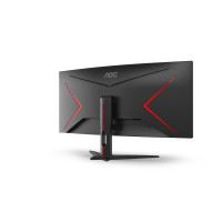 AOC G2 CU34G2XE/BK, 86,4 cm (34"), 3440 x 1440 Pixel, Wide Quad HD, LCD, 1 ms, Schwarz, Rot