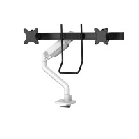 Neomounts Monitor-Tischhalterung, Klemme/Durchführung, 8 kg, 43,2 cm (17"), 68,6 cm (27"), 100 x 100 mm, Weiß