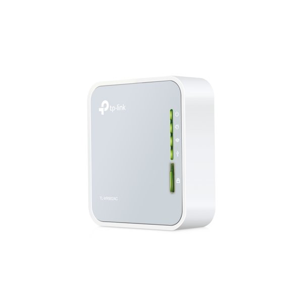 TP-LINK Tragbarer AC750-WLAN-Router, Wi-Fi 5 (802.11ac), Dual-Band (2,4 GHz/5 GHz), Ethernet/LAN, 4G, Weiß, Tragbarer Router