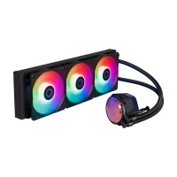 Cooler Master MasterLiquid 360 ATMOS, Liquid cooling kit, 12 cm, 690 RPM, 2500 RPM, 27,2 dB, 70,7 cfm