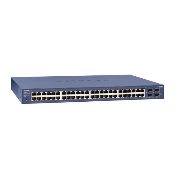 Netgear GS748T, Managed, L2+, Gigabit Ethernet (10/100/1000), Vollduplex, Rack-Einbau