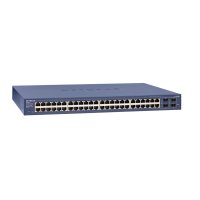 Netgear GS748T, Managed, L2+, Gigabit Ethernet (10/100/1000), Vollduplex, Rack-Einbau