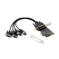 Conceptronic 4-Port-DB9-RS232-Serielle PCIe-Karte, PCIe,...