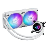 ASUS ROG Strix LC III 240 ARGB White Edition, Flüssigkeitskühlung, 12 cm, 36 dB, 70,38 cfm, Weiß