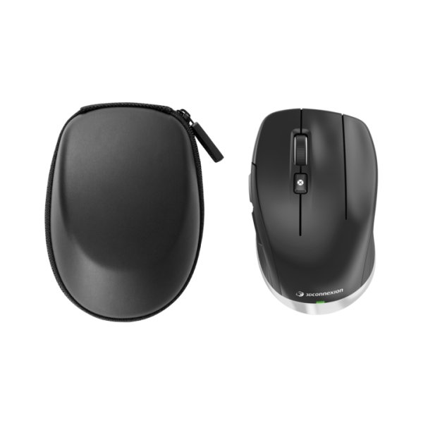 3Dconnexion CADMOUSE COMPACT WIRELESS USB-C, rechts, Optisch, RF Wireless + Bluetooth + USB Type-C, Schwarz