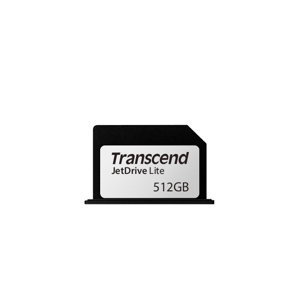 Transcend JetDrive Lite 330, 512 GB, 95 MB/s, 75 MB/s, Staubresistent, Schockresistent, Wasserfest, Schwarz