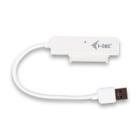 i-tec MySafe USB 3.0 Easy 2.5" External Case – White, HDD / SSD-Gehäuse, 2.5", SATA, Serial ATA II, Serial ATA III, 5 Gbit/s, USB Anschluss, Weiß