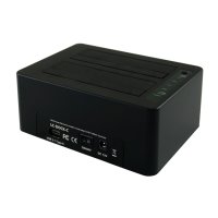 LC-Power LC-DOCK-C, HDD, SSD, Serial ATA III, 2.5,3.5", USB 3.2 Gen 2 (3.1 Gen 2) Type-C, 10 Gbit/s, Schwarz