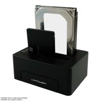 LC-Power LC-DOCK-C, HDD, SSD, Serial ATA III, 2.5,3.5", USB 3.2 Gen 2 (3.1 Gen 2) Type-C, 10 Gbit/s, Schwarz