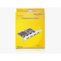 Delock 89297, PCIe, USB 3.2 Gen 1 (3.1 Gen 1), Schwarz,...