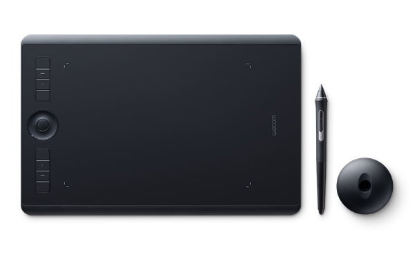 Wacom Intuos Pro, Kabellos, 5080 lpi, 224 x 148 mm, USB/Bluetooth, Stift, Berührung, 2 m