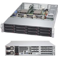 Supermicro CSE-826BAC4-R920WB, Rack, Server, Schwarz, 2U,...