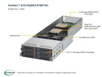 Supermicro SuperServer F628R3-RTBPTN+, Intel® C612, LGA 2011 (Socket R), 9,6 GT/s, QuickPath Interconnect (QPI), 55 MB, Intel® Xeon®