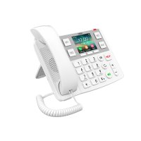 Fanvil X7A, IP-Telefon, Weiß, Kabelgebundenes Mobilteil, 2 Zeilen, 1000 Eintragungen, LCD