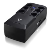 V7 USV 750VA Desktop, 0,75 kVA, 450 W, Sine, 632 J, 6 ms,...