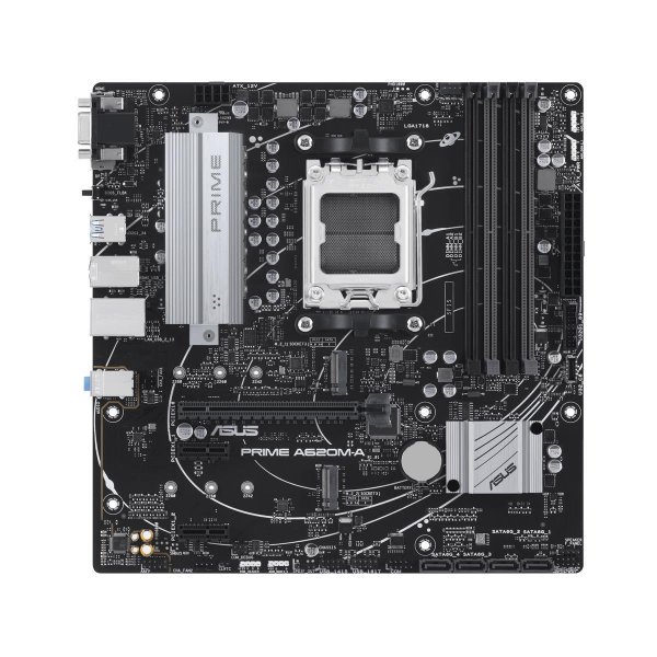 ASUS PRIME A620M-A-CSM, AMD, Buchse AM5, AMD Ryzen 7 7th Gen, AMD Ryzen 9 7th Gen, Buchse AM5, DDR5-SDRAM, 128 GB