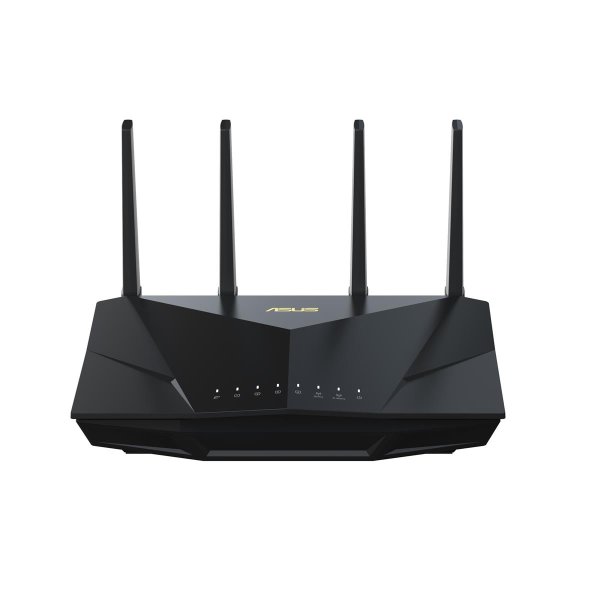 ASUS RT-AX5400, Wi-Fi 6 (802.11ax), Dual-Band (2,4 GHz/5 GHz), Ethernet/LAN, Schwarz, Tabletop-Router