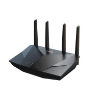 ASUS RT-AX5400, Wi-Fi 6 (802.11ax), Dual-Band (2,4 GHz/5 GHz), Ethernet/LAN, Schwarz, Tabletop-Router