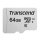 Transcend 300S, 64 GB, MicroSDXC, Klasse 10, NAND, 95 MB/s, 25 MB/s