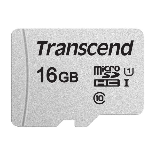 Transcend TS16GUSD300S, 16 GB, MicroSDHC, Klasse 10, NAND, 95 MB/s, 10 MB/s