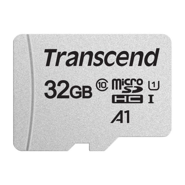 Transcend 300S, 32 GB, MicroSDHC, Klasse 10, NAND, 95 MB/s, 25 MB/s