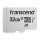 Transcend 300S, 32 GB, MicroSDHC, Klasse 10, NAND, 95 MB/s, 25 MB/s