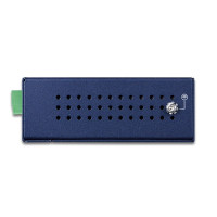 Planet IPOE-173S, IEEE 802.3, IEEE 802.3ab, IEEE 802.3at, IEEE 802.3bt, IEEE 802.3u, 10/100/1000Base-T(X), Cat5/Cat5e/Cat6, Blau, Metall, IP30