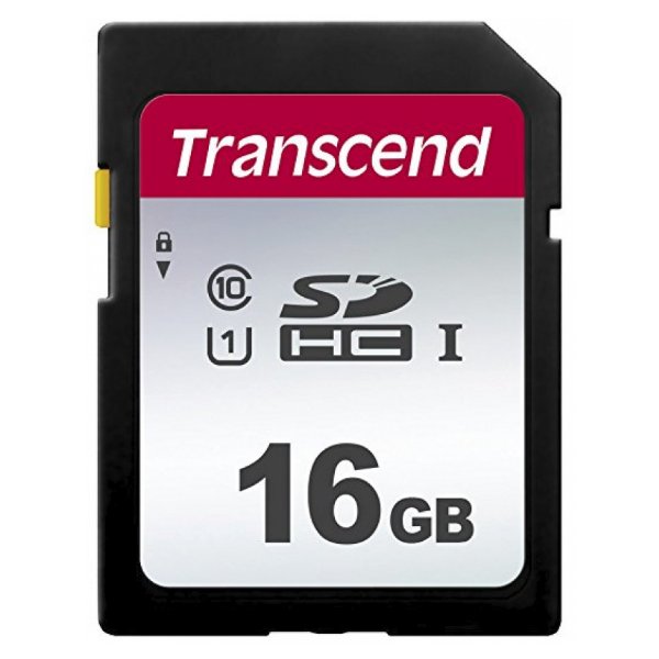 Transcend 16GB, UHS-I, SD, 16 GB, SDHC, Klasse 10, NAND, 95 MB/s, 10 MB/s