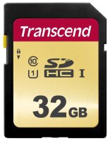 Transcend 64GB, UHS-I, SD, 64 GB, SDXC, Klasse 10, UHS-I,...