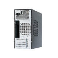 Chieftec CT-01B-350GPB, Mini Tower, PC, Schwarz, micro ATX, SECC, 14 cm