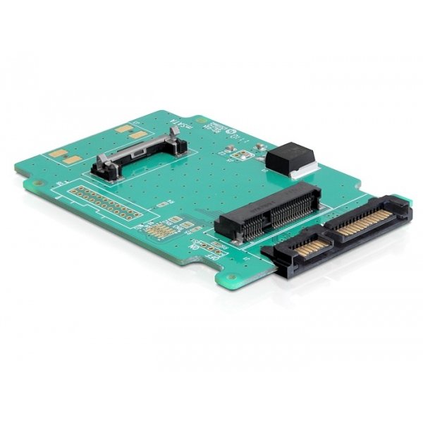 Delock 61881, SATA, mSATA, Grün, 65 mm, 100 mm, 22-pin SATA port