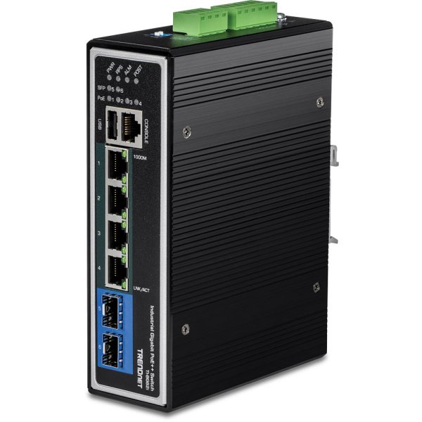 TRENDnet TI-BG62I, Managed, L2+, Gigabit Ethernet (10/100/1000), Vollduplex, Power over Ethernet (PoE)