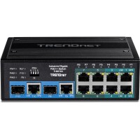 TRENDnet TI-BG104, Unmanaged, Gigabit Ethernet (10/100/1000), Vollduplex, Power over Ethernet (PoE)