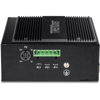 TRENDnet TI-BG104, Unmanaged, Gigabit Ethernet (10/100/1000), Vollduplex, Power over Ethernet (PoE)