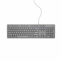 Dell KB216, Volle Größe (100%), USB, QWERTY, Grau