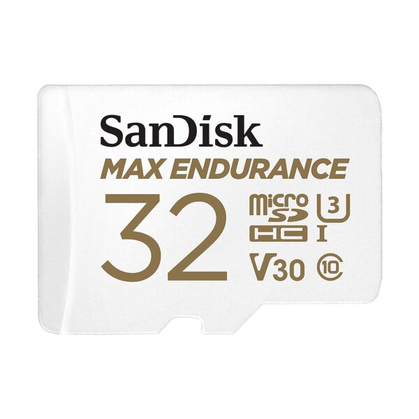 SanDisk Max Endurance, 32 GB, MicroSDHC, Klasse 10, UHS-I, 100 MB/s, 40 MB/s