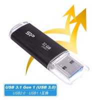 Silicon Power Blaze B02, 32 GB, USB Typ-A, 3.2 Gen 1 (3.1 Gen 1), Kappe, 8 g, Schwarz