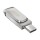 SanDisk Ultra Dual Drive Luxe, 32 GB, USB Type-A / USB Type-C, 3.2 Gen 1 (3.1 Gen 1), 150 MB/s, Drehring, Edelstahl